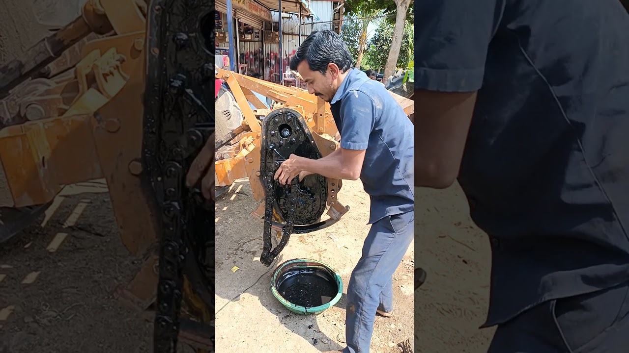 rotavator gear ⚙️ damege || mechanic 🔧 mh.juber inamdar