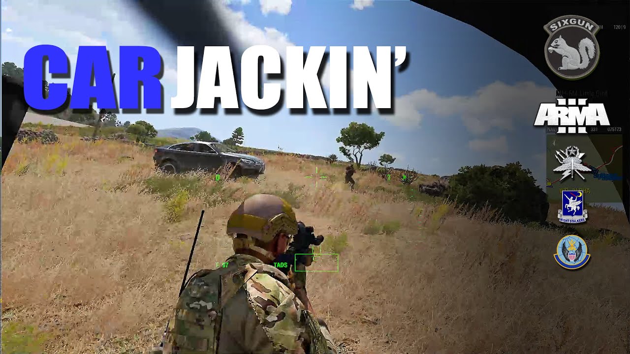 Car Jackin': Arma 3 Airborne Vehicle Interdiction Training