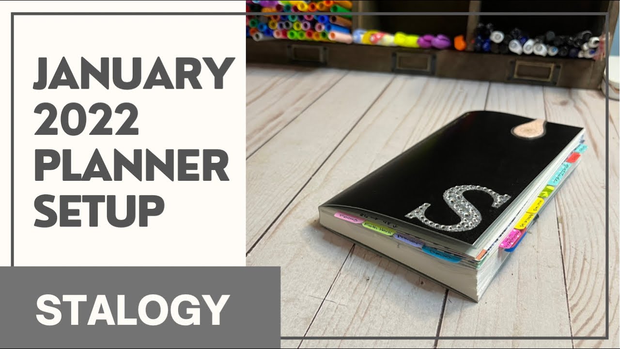 JANUARY 2022 PLANNER SETUP | Standard Stalogy