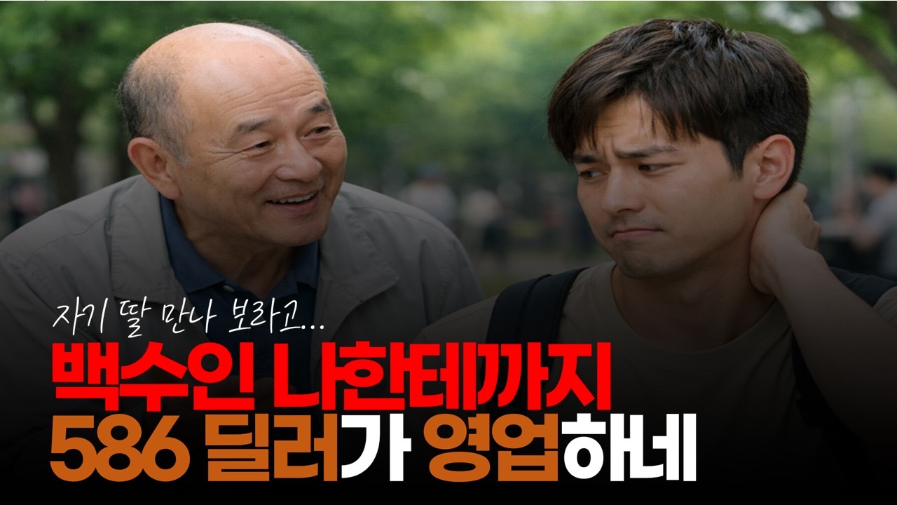 (※시청자댓글) 백수인 나한테까지 586 딜러들이 노처녀 딸 영업 뛰는 거 보고 엄청 놀랐습니다. #586딜러 #딸가진부모 #결혼현실