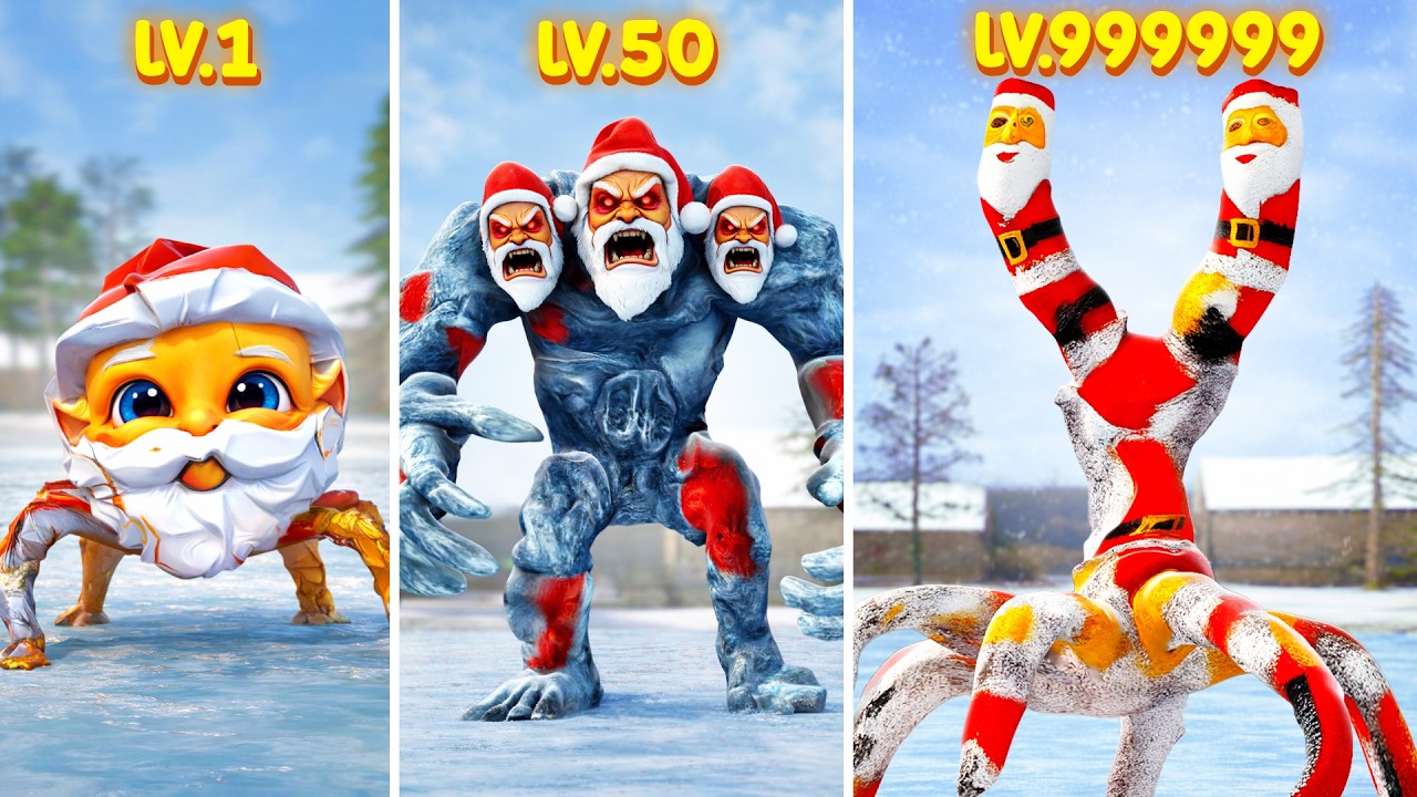 Эволюция GOO GOO GAGA SANTA MEMES STALKER BOSS в Garry's Mod