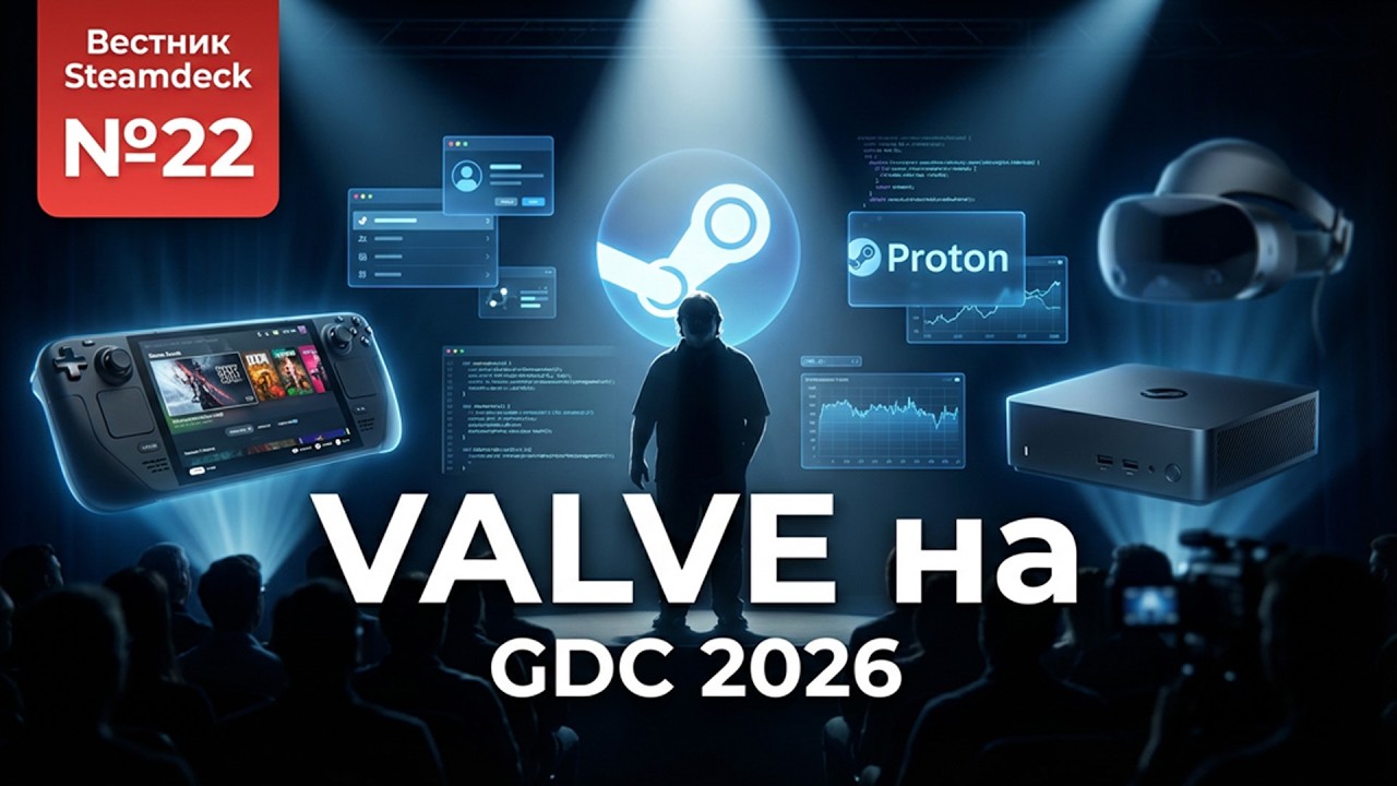 Вестник Steamdeck №22:  Valve на Gdc2026, Steam os 3.8 , Proton 10-33