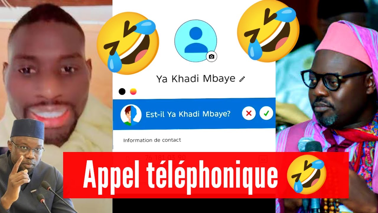 Wouy 😂 Appel téléphonique bou nékh d'un Talibé de Serigne Moustapha Sy al-amine à Un Patriote 😂 