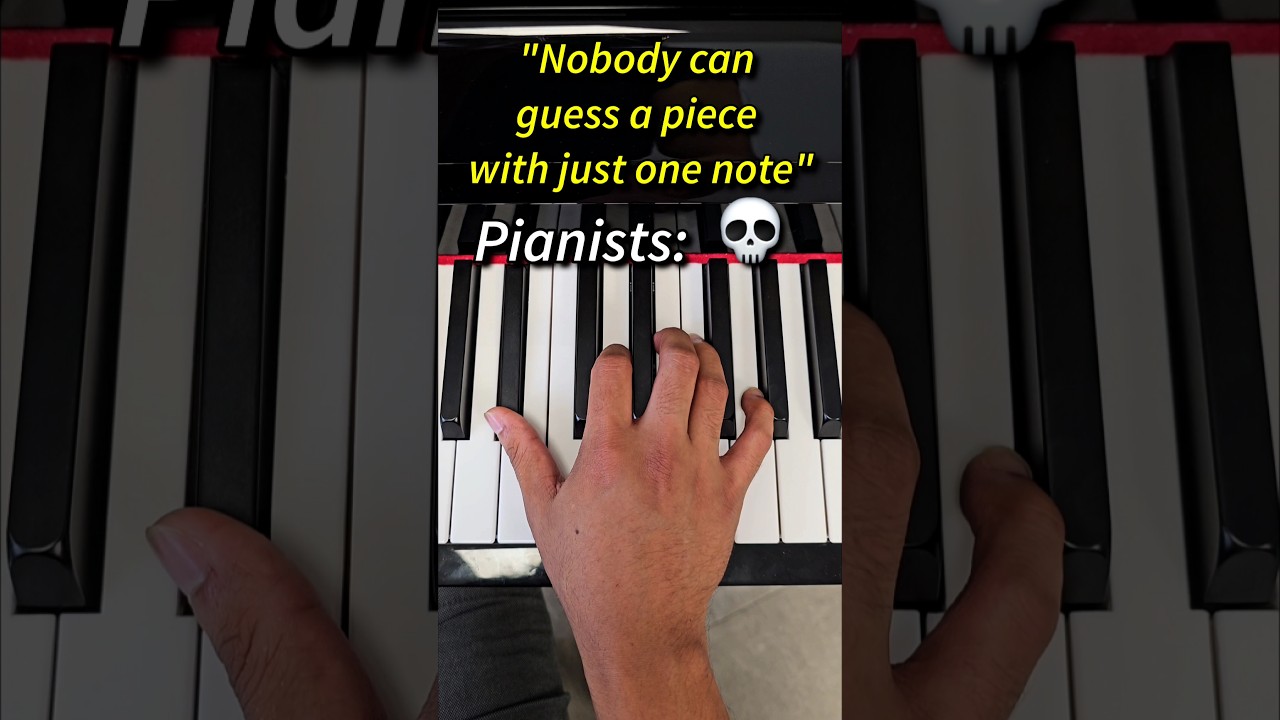 Can you recognize the piece?👀 #piano #challenge #fun #humor #musician #practice