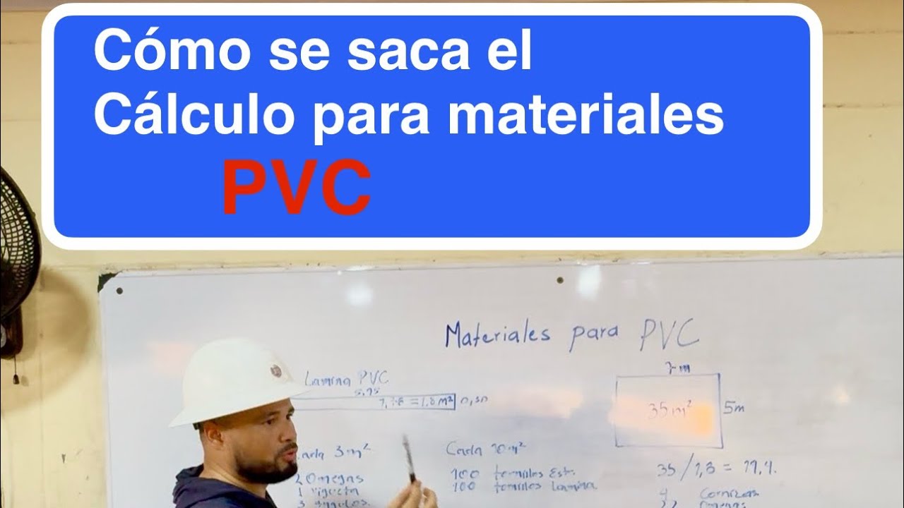 Sacando el c&aacute;lculo de materiales para cielo raso de PVC