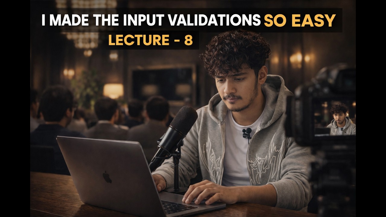 Lecture 8 | Input Validation in Spring Boot Made SUPER EASY 🚀 |
