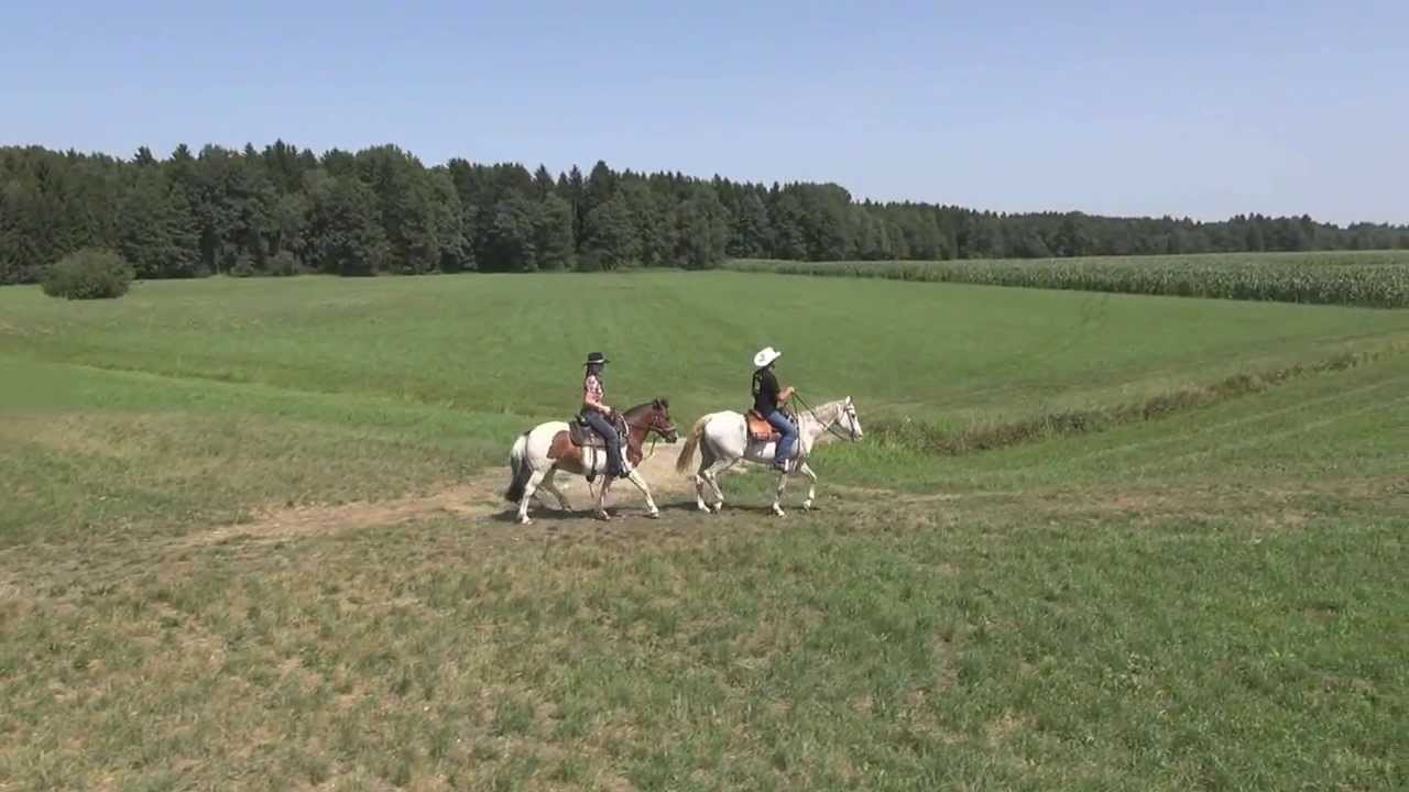 Western Reiter - Luftvideo
