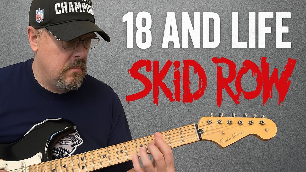 18 and Life - Skid Row Guitar Cover