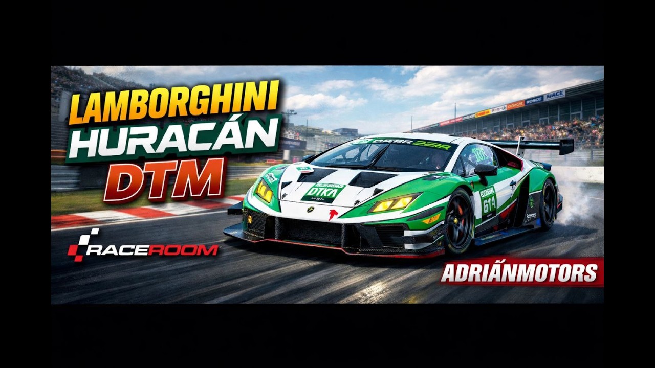 Lamborghini Huracán DTM 🔥 1:34.xxx en Most | RaceRoom | A.Suarez 🇮🇨