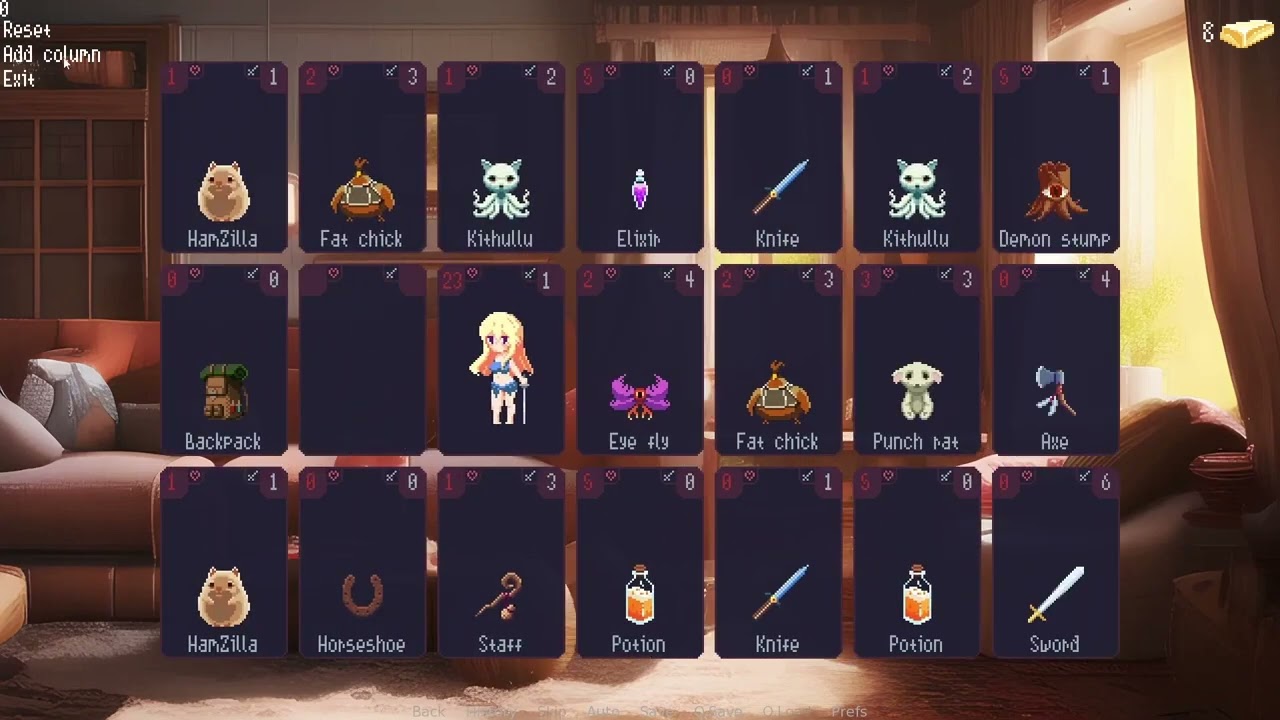 Renpy Visual Novel Card Dungeon