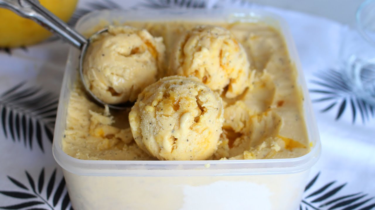 SORVETE DE MARACUJÁ NO LIQUIDIFICADOR - RECEITAS QUE AMO