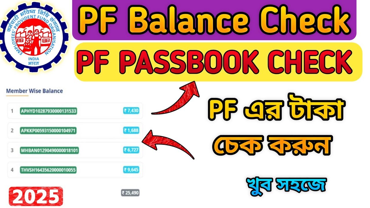 HOW TO CHECK PF BALANCE | PF PASSBOOK KAISE DEKHE  | PF PASSBOOK CHECK ONLINE | EPFO BALANCE CHECK