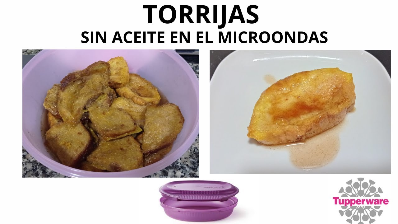 Torrijas sin freir en el microondas