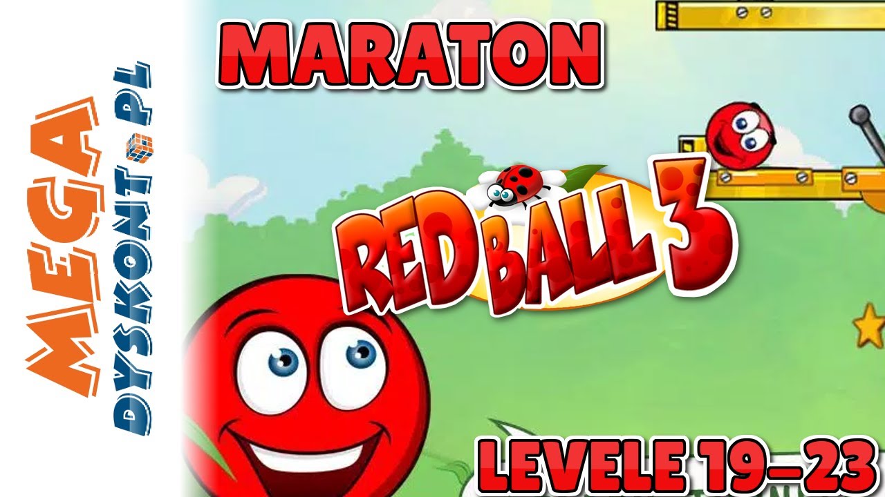 MARATON Z RED BALL 3 ❤️ JAK PRZEJŚĆ LEVELE 19-23 ? #redball #gamezone