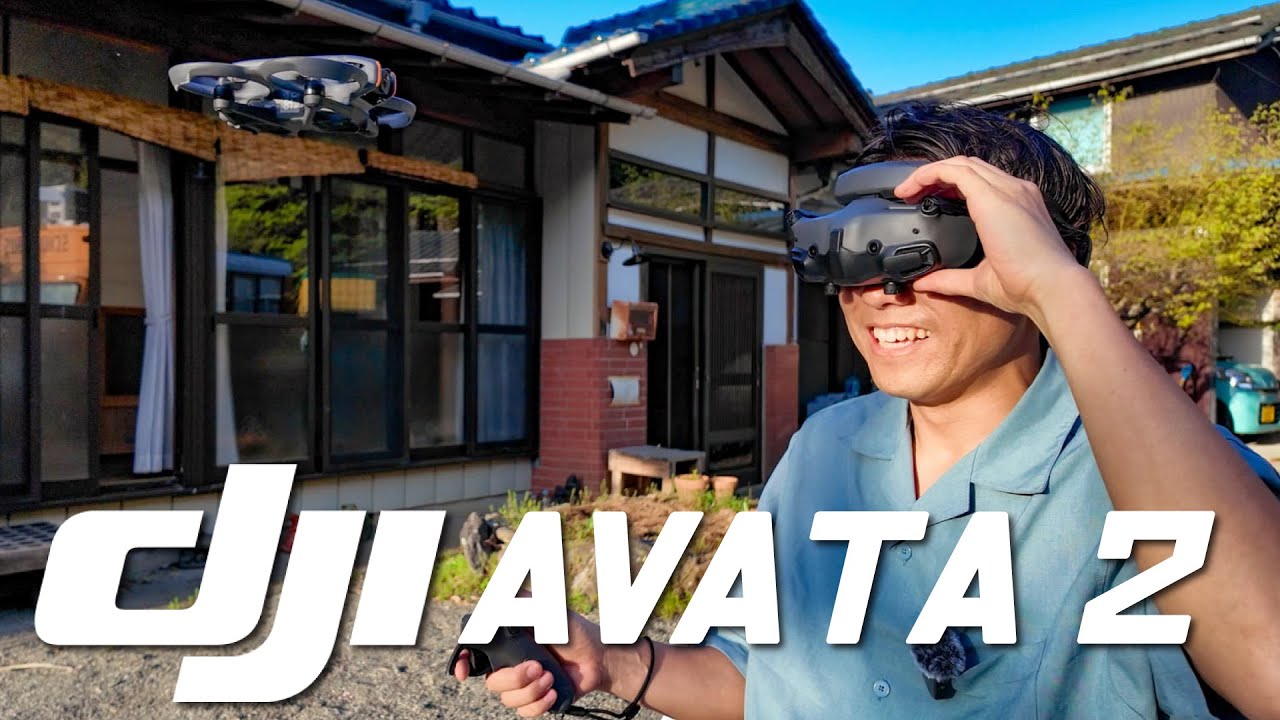 DJI Avata 2の首振り連動操作が面白いぞ！ヘッドトラッキングモードを使ってみました。