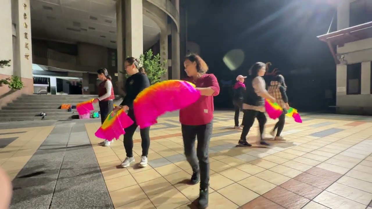 2026-01-26竹東二會扇子舞🪭團練