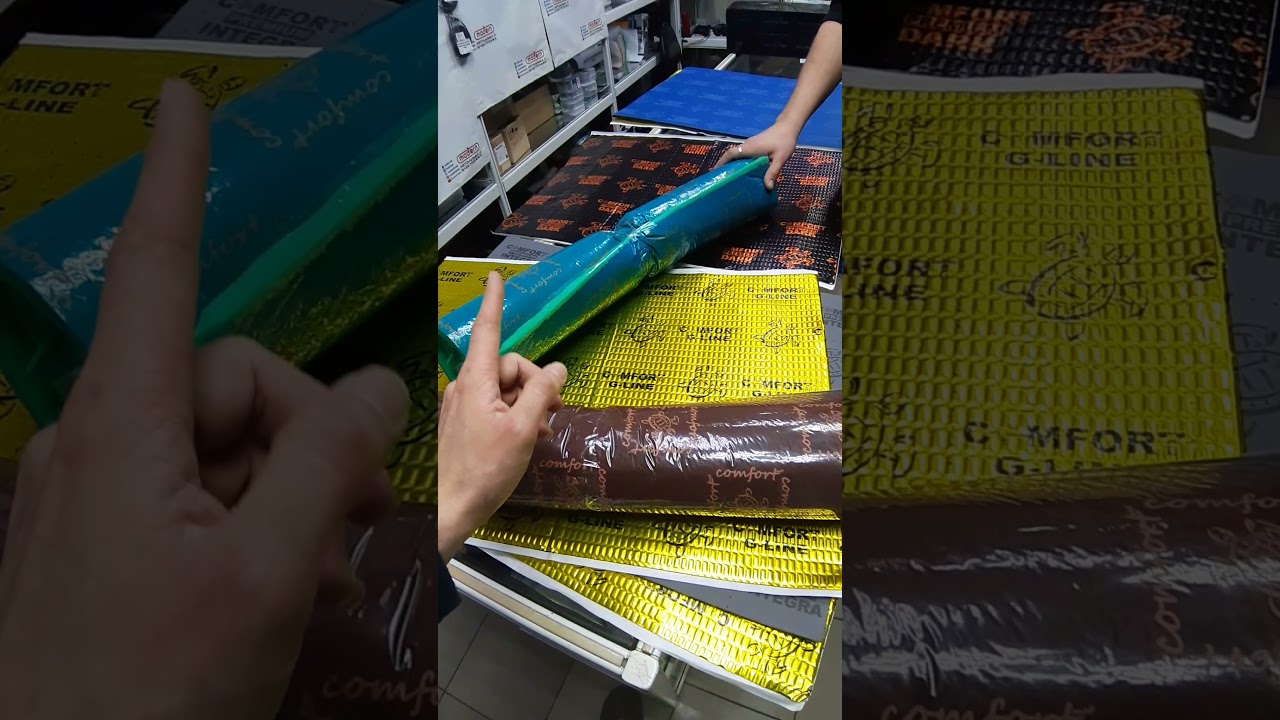 Куда и какую шумку клеить!  Материалы Comfort mat!