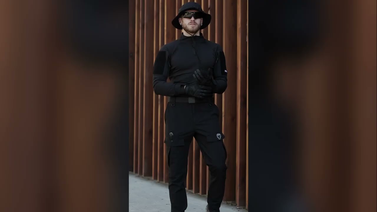 Spy Black Men's Cargo Pants