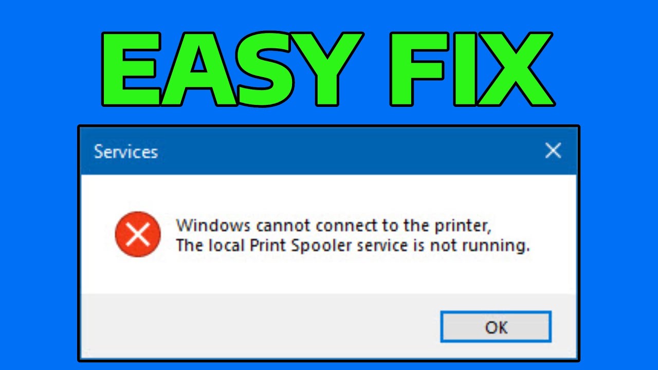 How To Fix Print Spooler Service is Not Running in Windows
