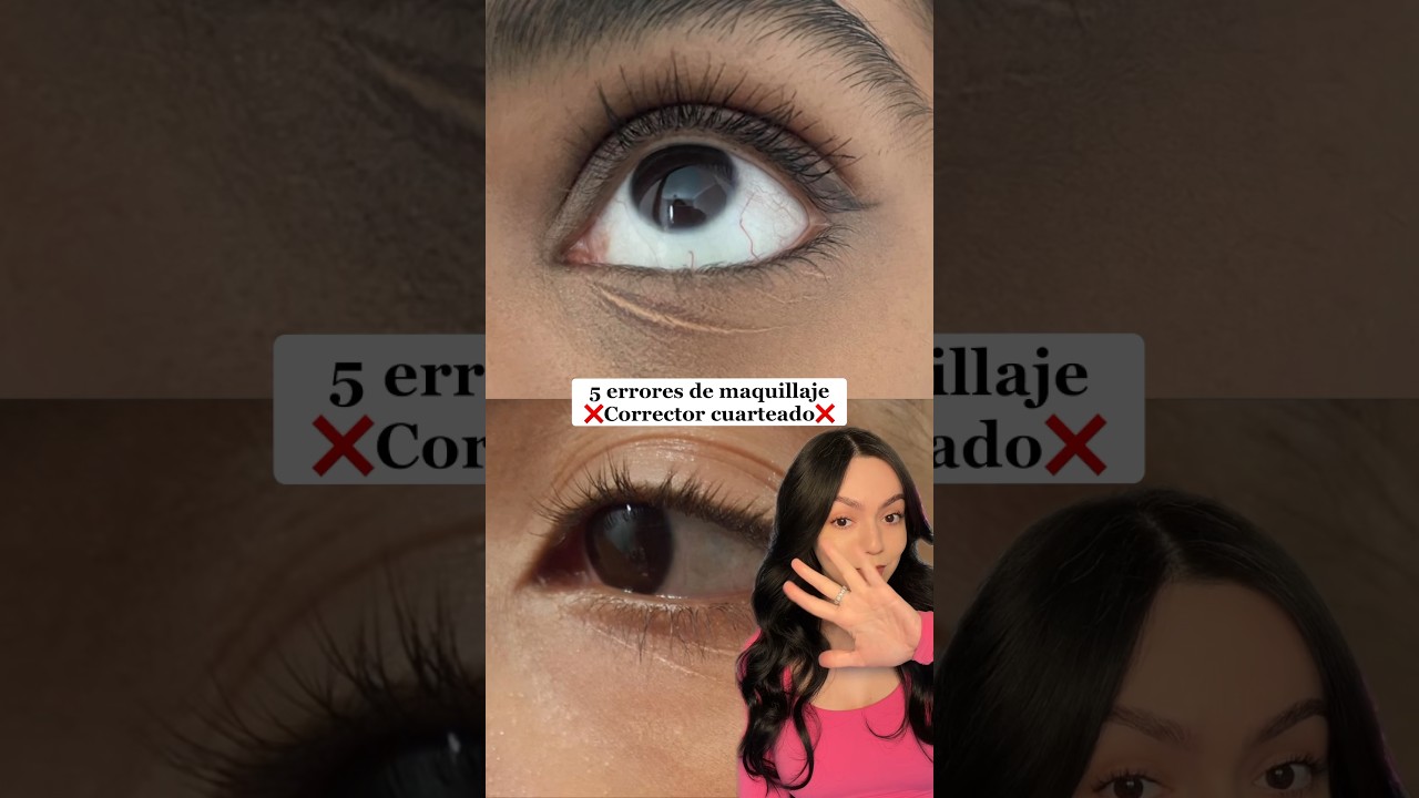 5 ERRORES EN EL MAQUILLAJE ❌ CORRECTOR CUARTEADO #makeup #maquillaje #belleza #beauty #beautytips
