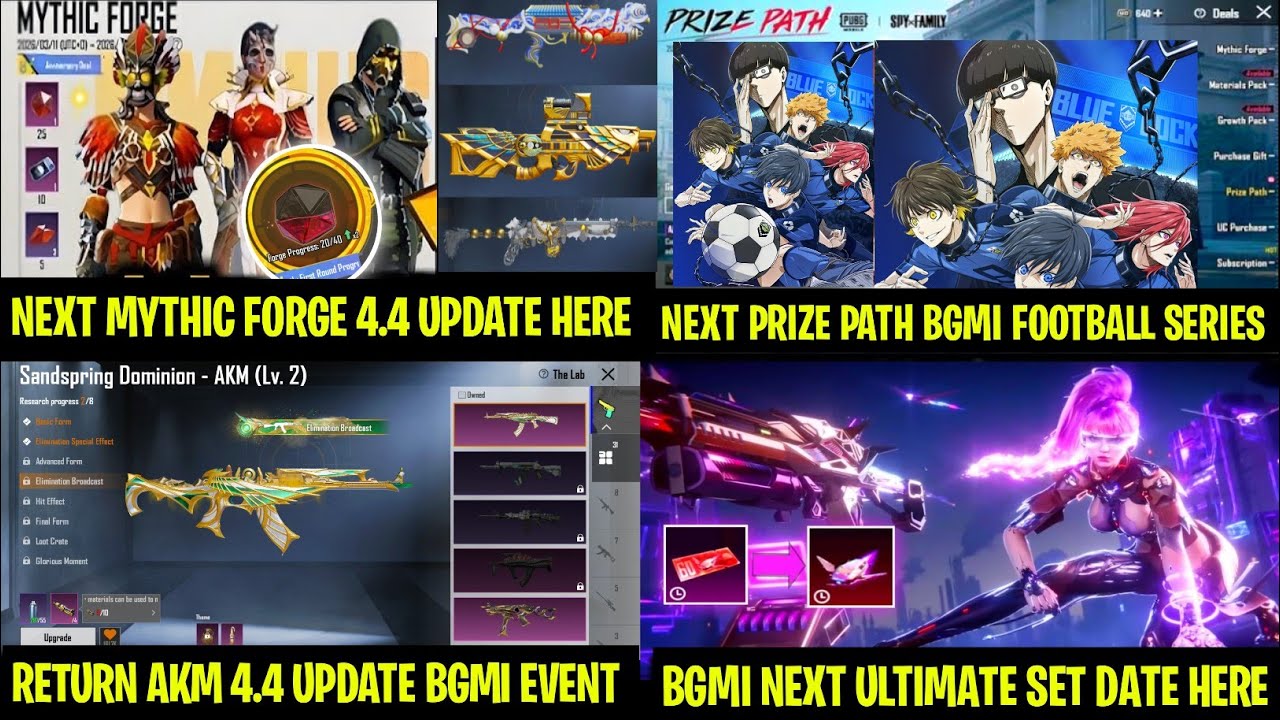 🔴GET NEXT MYTHIC FORGE UPGRADE SKIN HERE | BGMI NEXT PRIZE PATH LEAKS | NEXT PREORDER & ULTIMATE SET