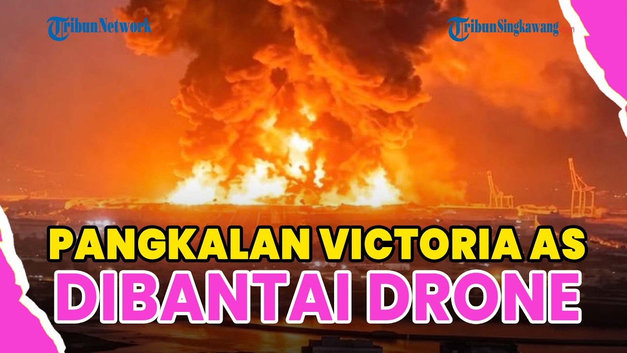 &reg;️🔴 PANGKALAN MILITER AS DI BAGHDAD DISERANG DRONE❗4 LEDAKAN MENGGEMA DENGAN ASAP MEMBUMBUNG TINGGI