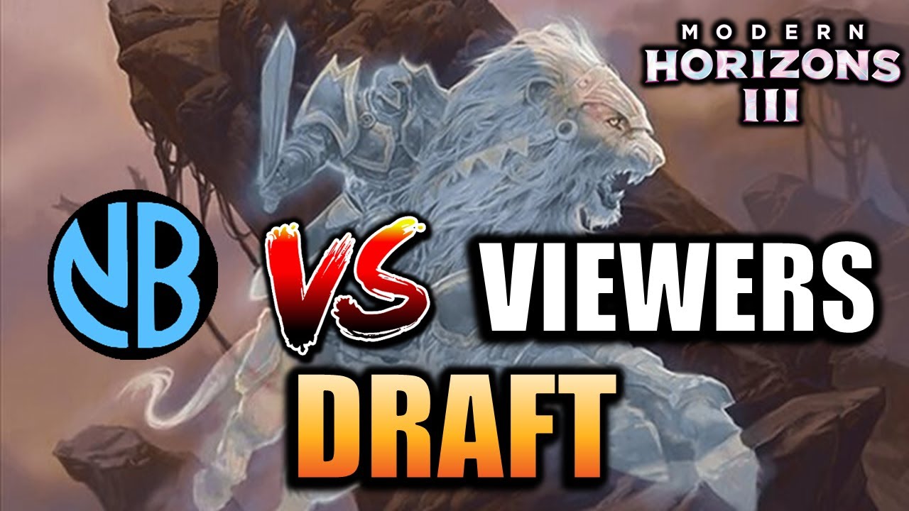 Facing Viewers in a Modern Horizons 3 Draft Showdown!