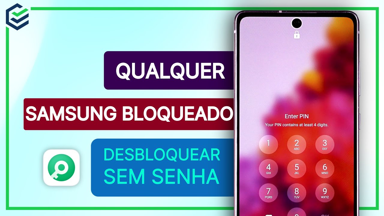 Esqueci a senha do culular samsung? Como desbloquear samsung sem senha 2026