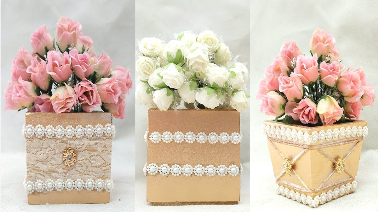 DIY ROOM DECOR IDEIA DE DECORAÇÃO E LEMBRANÇA - cachepôs decorados