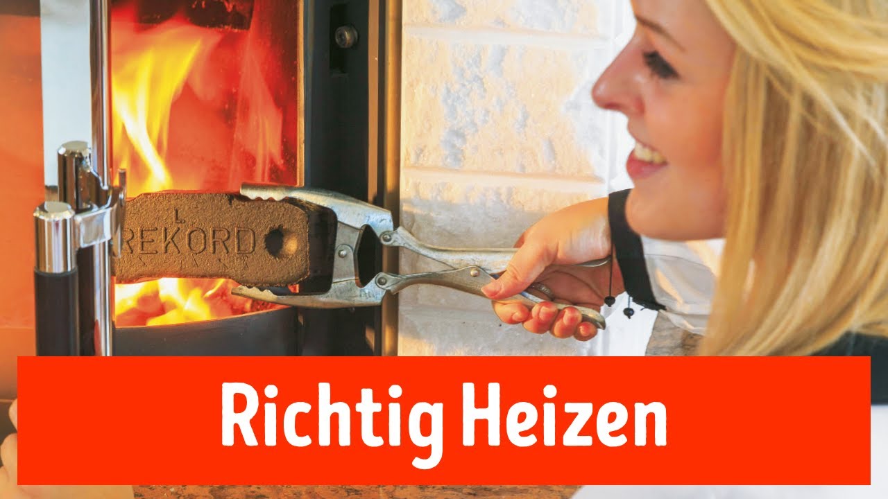 Richtig Heizen mit Holz und REKORD Braunkohlebriketts