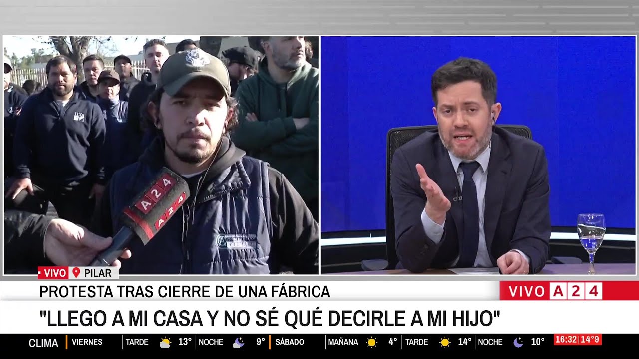 🔴 PROTESTA TRAS EL CIERRE DE UNA FÁBRICA EN PILAR