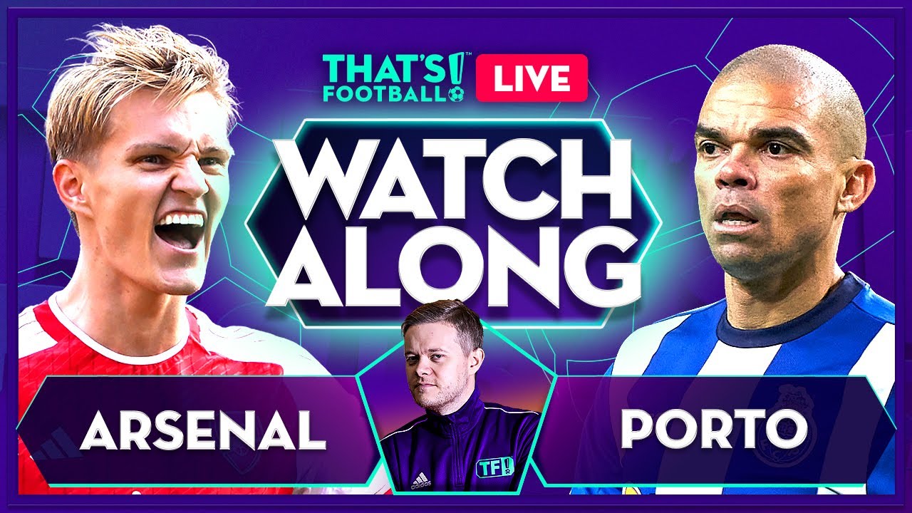 ARSENAL vs PORTO LIVE with Mark Goldbridge