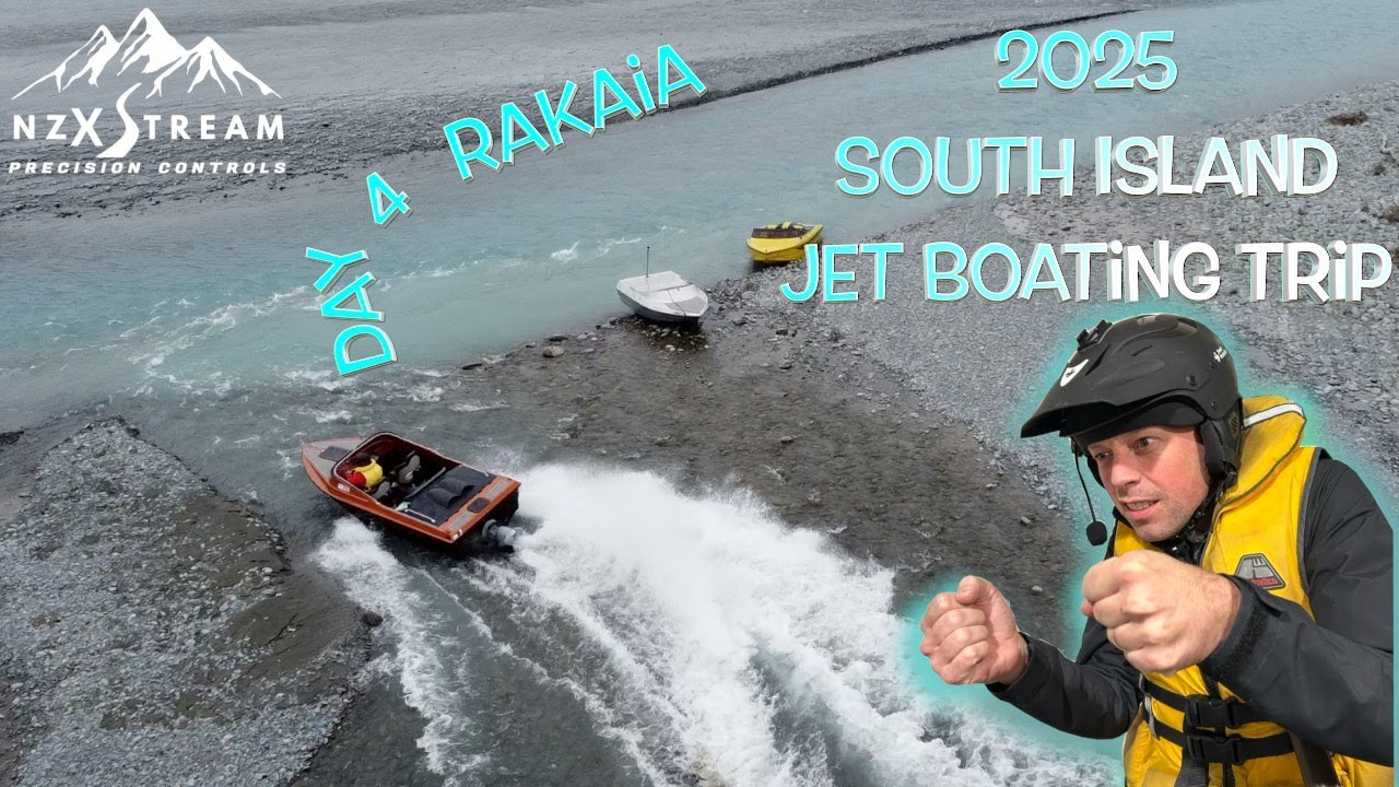 Day 4 Rakaia River - South Island Jet Boating Trip 2025