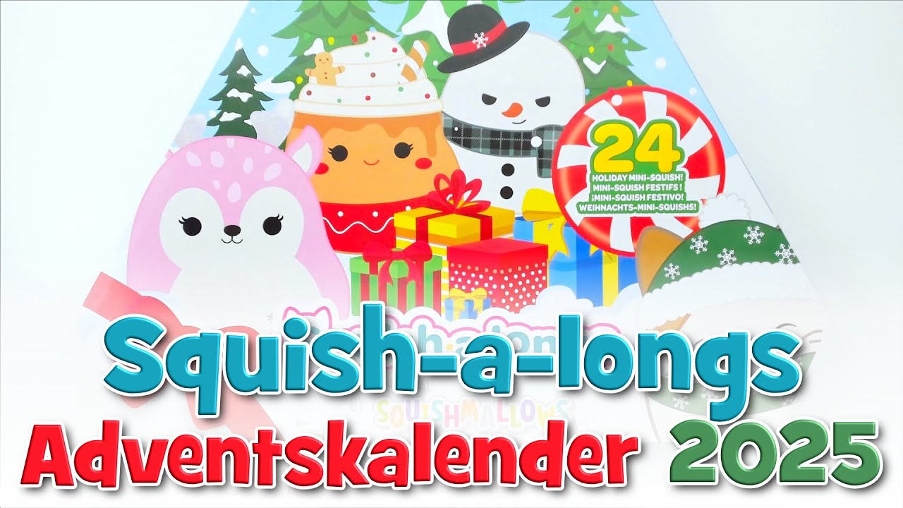 Zum Drücken! 😁😍 | Squish-a-longs by Squishmallows Adventskalender 2025 | UNBOXING