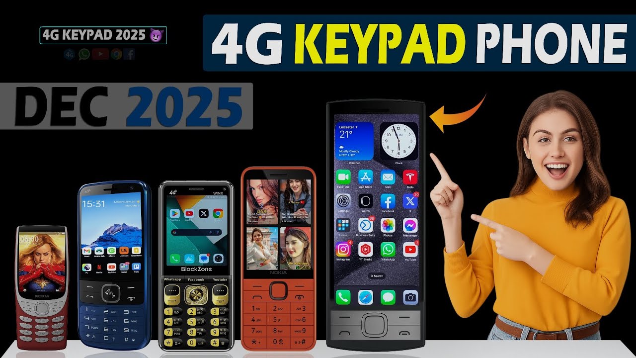 Top 7 Best 4G Keypad Phone 2025⚡⚡December 2025📱☠️🔥