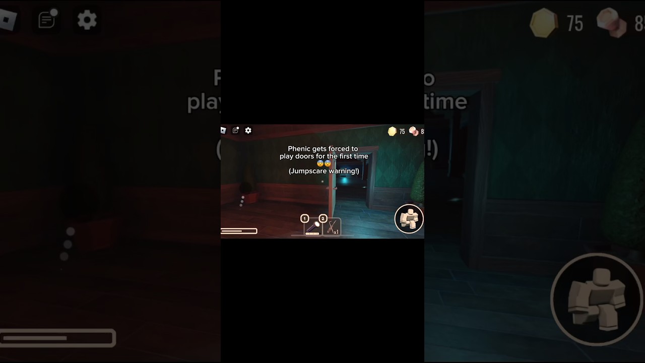 Phenic plays Roblox doors (bad idea) #roblox #horror #funny #therian #furry