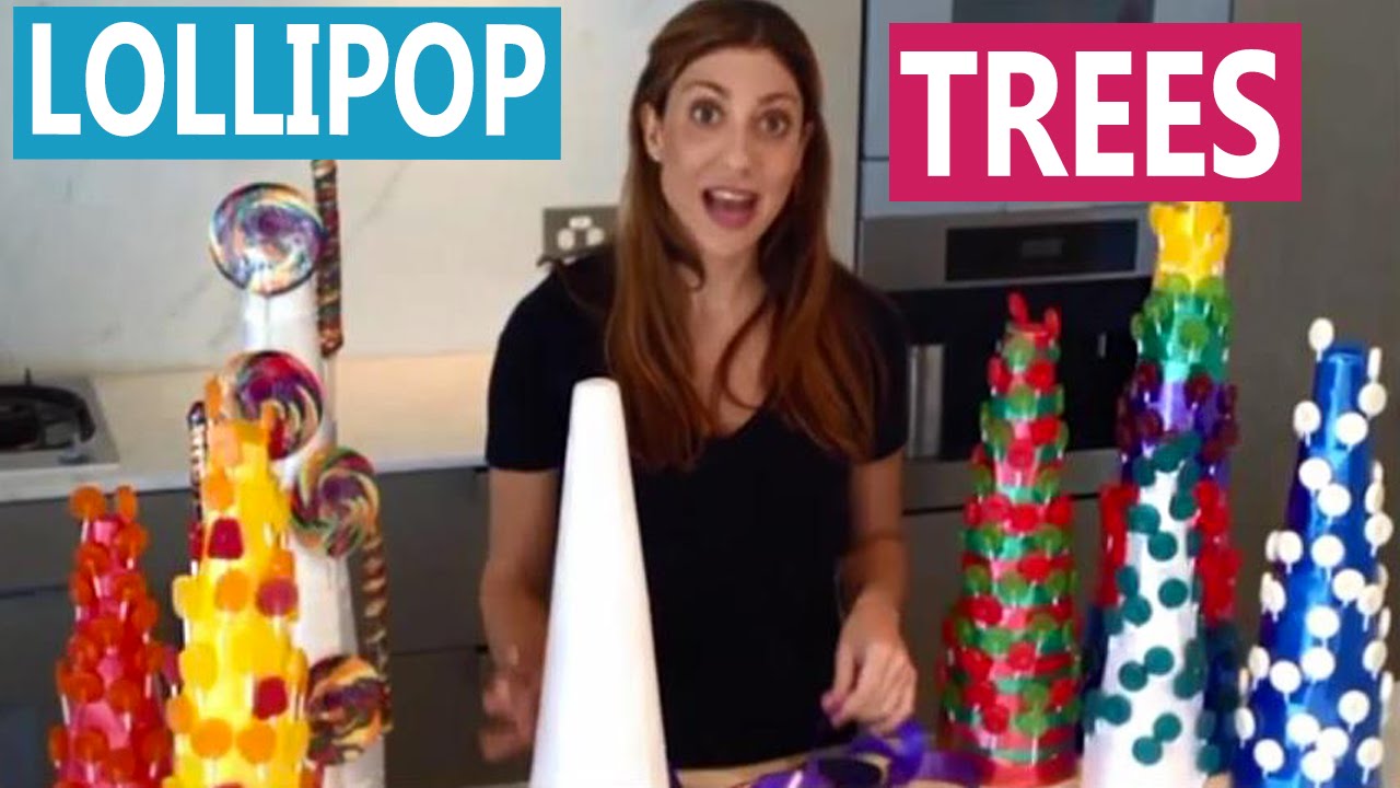 How To: DIY Lollipop Trees / Sweet Stand for a Candy Buffet