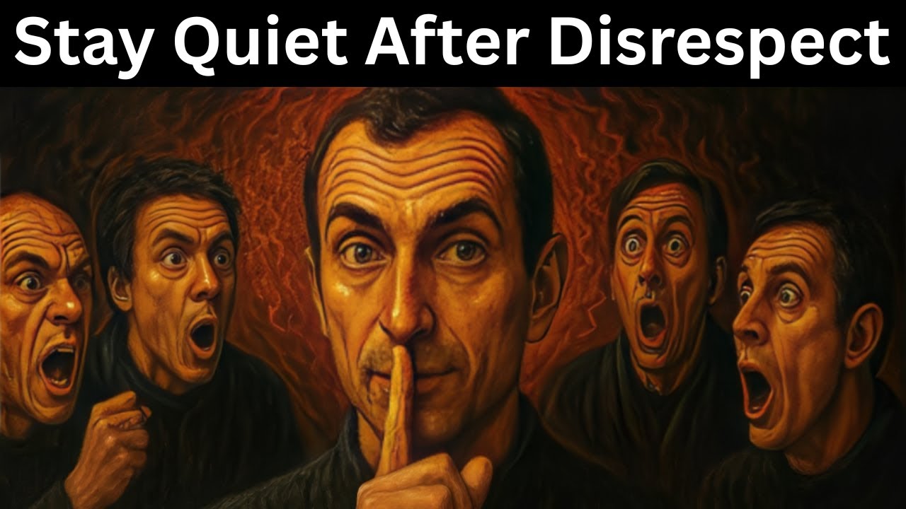 Stay Quiet After Disrespect - Machiavellian's Law