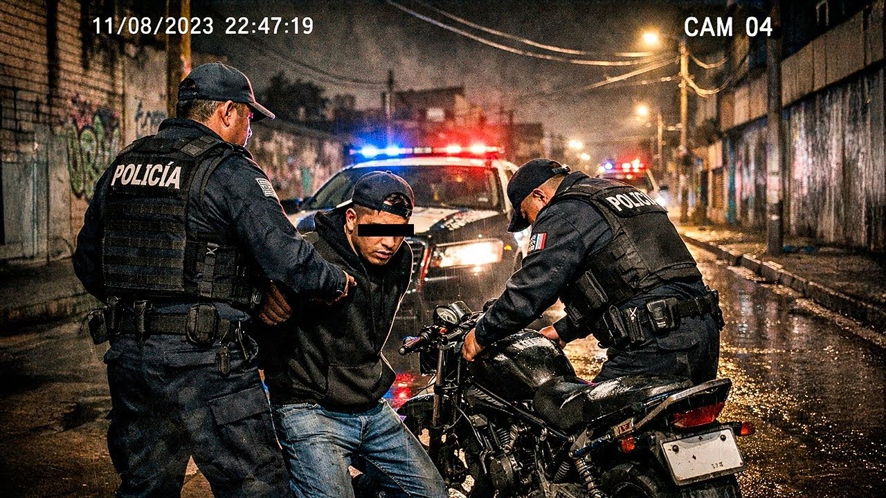 SE PASEABA en MOTO ROBADA con VI0LENCIA Y así FUE DETENIDO vendiendo POLLO ROSTIZADO