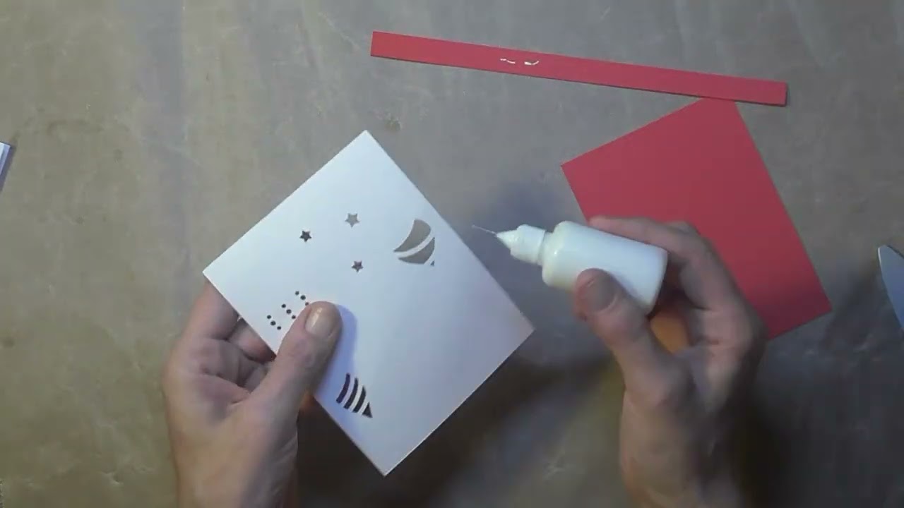 Рождественская открытка Easy Gnome Cricut