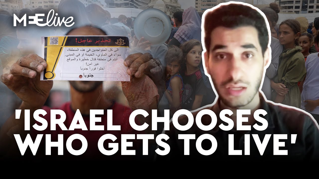 Israel's weaponisation of aid in Gaza explained by Muhammad Shehada | MEE LIVE