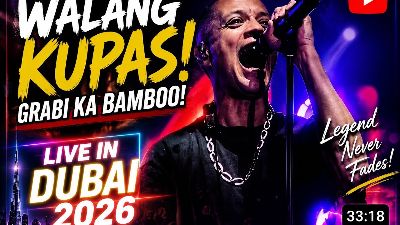 Walang kupas grabi ka Bamboo live in dubai 2026 | 