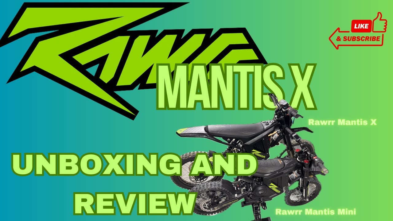 RAWRR MANTIS X - For the Wife! Unboxing Performance and Review 72V Emoto