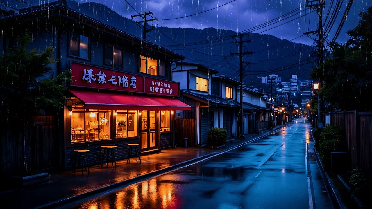 Gentle Rain Atmosphere | Relaxing Lofi Mix to Relieve Stress