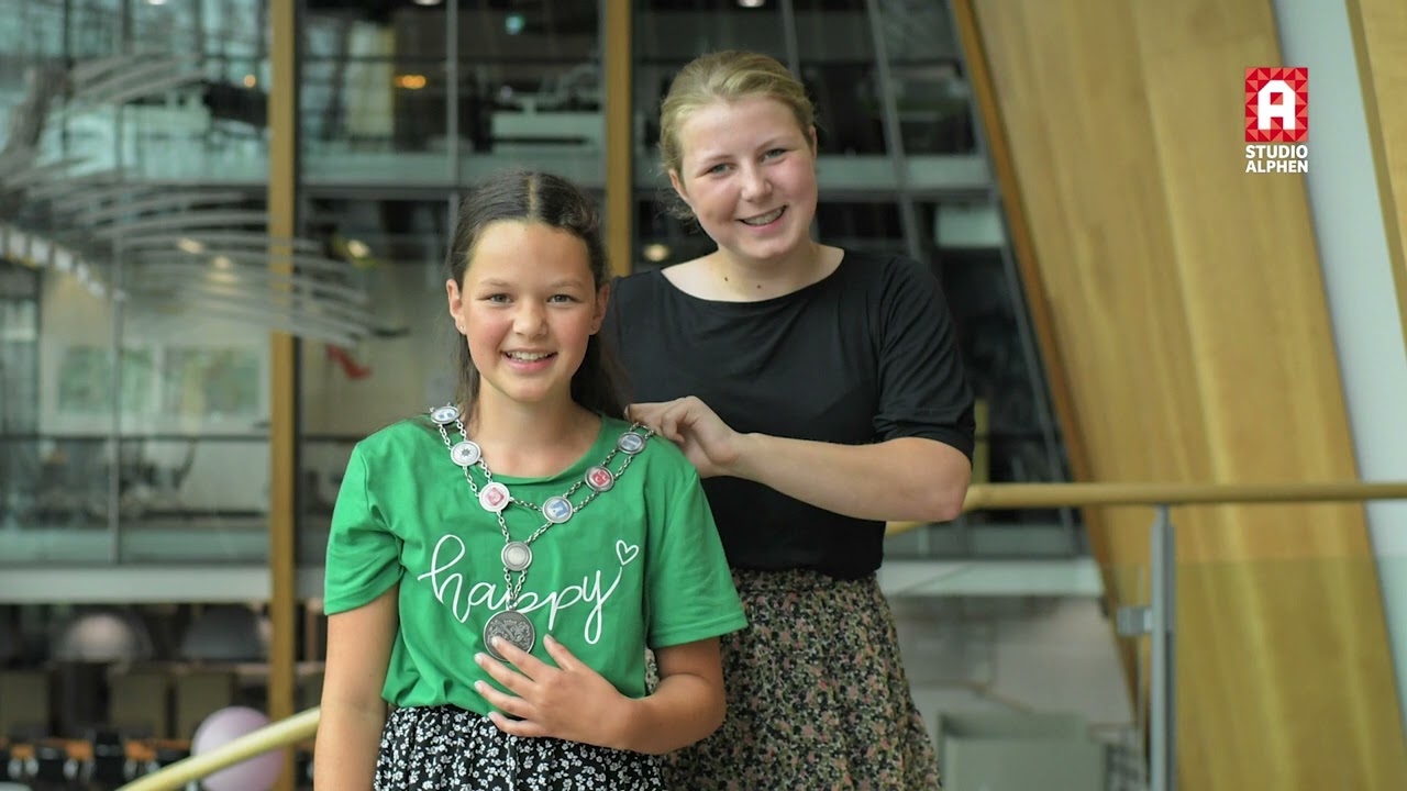 Boskoopse Yfke Stolker (11) is de nieuwe kinderburgemeester