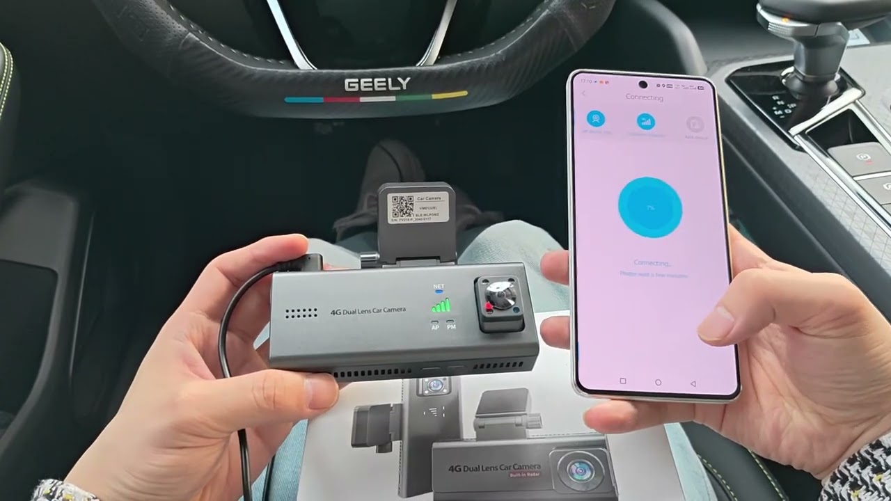 FR-Guide d'installation et de connexion à l'application de la caméra voiture 4G LTE
