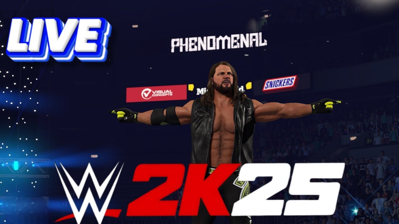 LIVE WWE 2K25 - RUMO A GLORIA