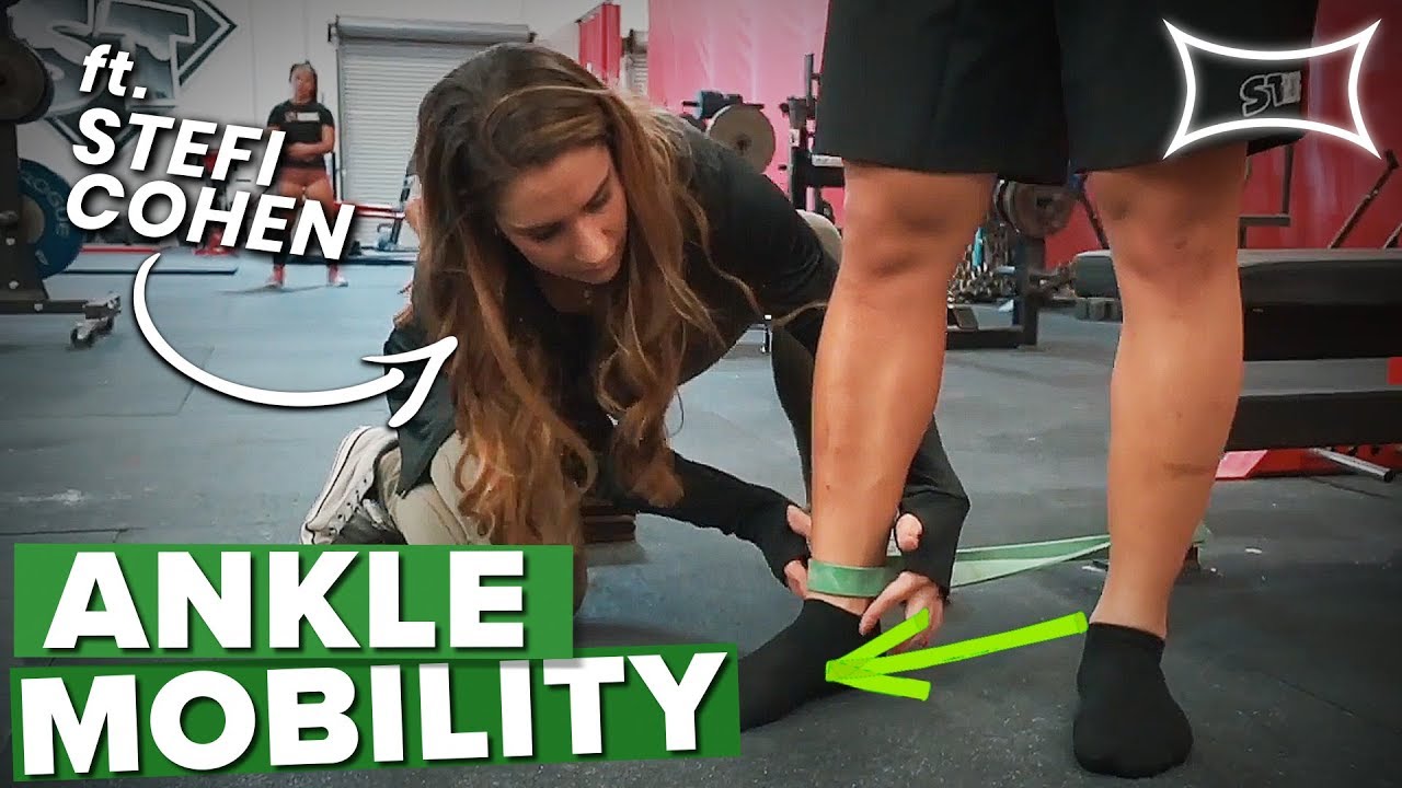 QUICK ANKLE MOBILITY ROUTINE That Can Fix Your Squat ft. Stefi Cohen