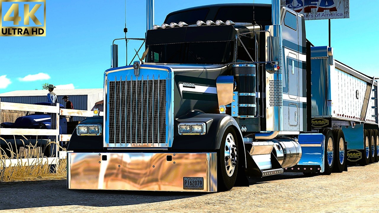 ATS 1.58 Mods: Jasper&rsquo;s W900 - Sartana Modding - American Truck Simulator | 4K |