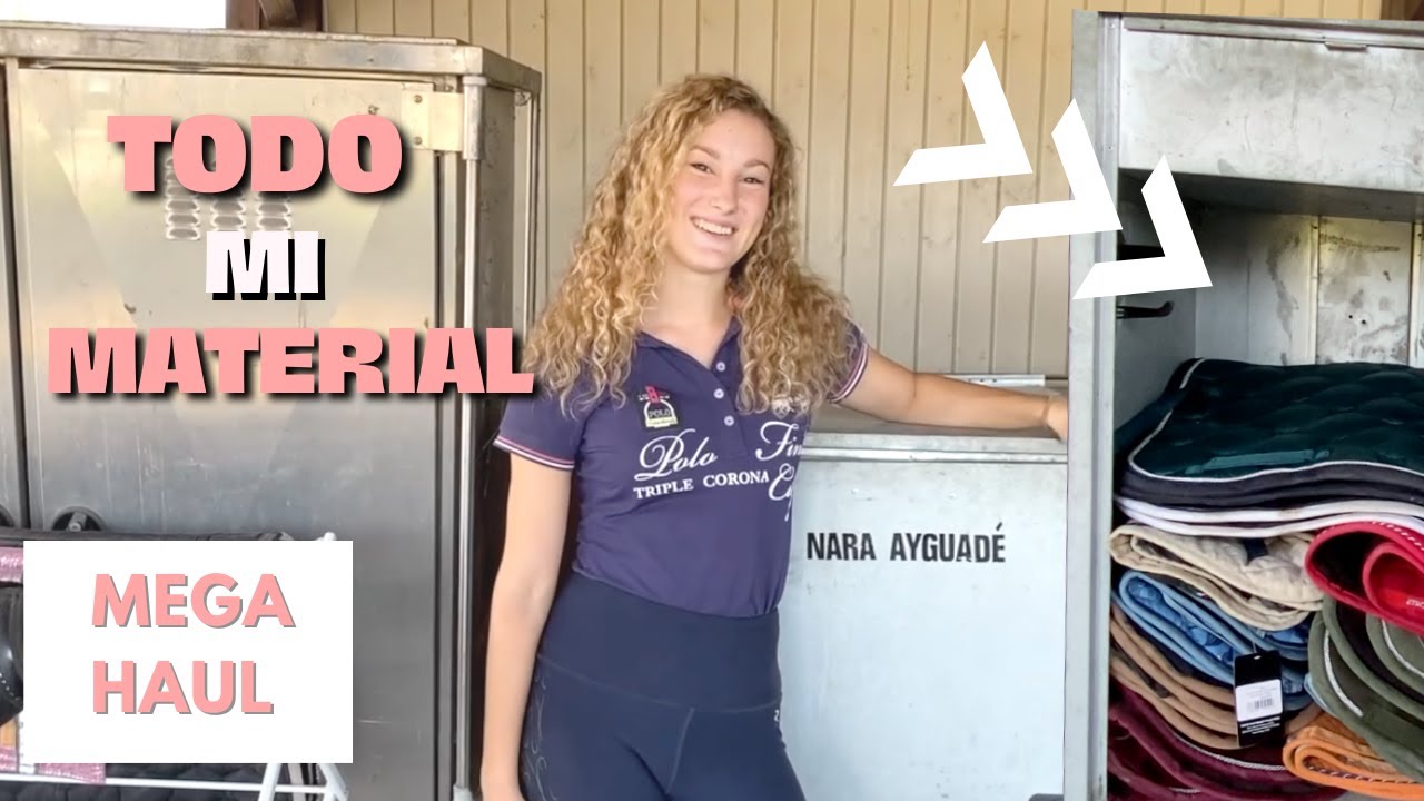 Todo mi material de hípica para el caballo | Mi baúl